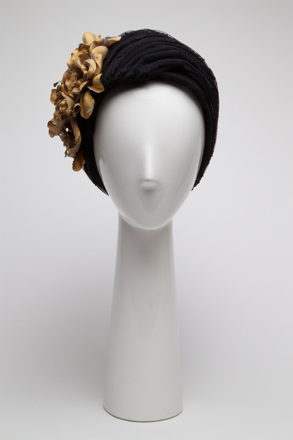 Gardenia Black Turban